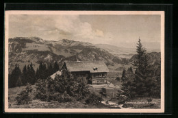 AK Oberstdorf In Den Allgäuer Alpen, Blick Auf Das Alpenhotel Schönblöick  - Oberstdorf