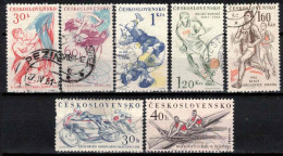 Tchécoslovaquie 1961 Mi 1244-50 (Yv 1125-31), Obliteré - Usados