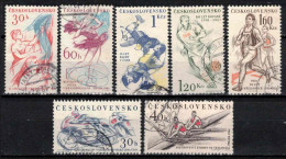 Tchécoslovaquie 1961 Mi 1244-50 (Yv 1125-31), Obliteré - Used Stamps