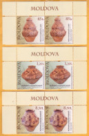 2011 Moldova Moldavie  National Museum, Archeology, Amphora, Vase, 2х3v Mint - Moldavia