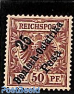 Germany, Colonies 1896 Ostafrika, 25P On 50pf, Stamp Out Of Set, Unused (hinged) - Other & Unclassified