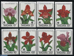 Tanzania 1990 Expo 90, Orchids 8v, Mint NH, Nature - Flowers & Plants - Orchids - Philately - Tanzanie (1964-...)