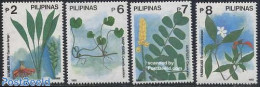 Philippines 1992 Medical Plants 4v, Mint NH, Nature - Flowers & Plants - Philippinen