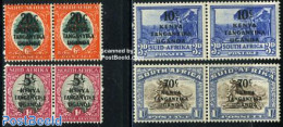 East Africa 1941 Overprints 4x2v [:], Mint NH, Nature - Trees & Forests - Rotary Club