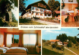 73655822 Werdenstein Allgaeu Schlosshof Gaestehaus Pension Fremdenzimmer Ruine W - Immenstadt