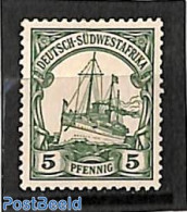 Germany, Colonies 1901 SWA, 5pf, Without WM, Stamp Out Of Set, Unused (hinged), Transport - Ships And Boats - Bateaux