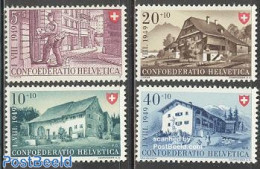 Switzerland 1949 Pro Patria 4v, Mint NH, Post - Art - Architecture - Unused Stamps