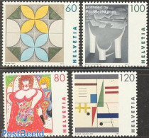 Switzerland 1993 Modern Art 4v, Mint NH, Art - Modern Art (1850-present) - Unused Stamps
