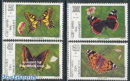 Turkish Cyprus 1995 Butterflies 4v, Mint NH, Nature - Butterflies - Other & Unclassified