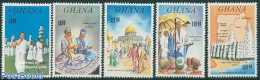 Ghana 1985 End Of Ramadan 5v, Mint NH, Religion - Religion - Other & Unclassified