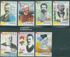 Croatia 1999 Famous Persons 7v, Mint NH, Performance Art - Religion - Music - Religion - Art - Authors - Sculpture - Muziek