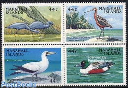 Marshall Islands 1988 Birds 4v [+], Mint NH, Nature - Birds - Ducks - Andere & Zonder Classificatie