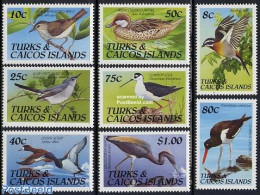 Turks And Caicos Islands 1990 Birds 8v, Mint NH, Nature - Birds - Ducks - Other & Unclassified