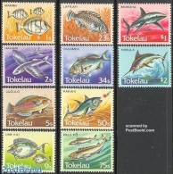 Tokelau Islands 1984 Definitives, Fish 10v, Mint NH, Nature - Fish - Fische