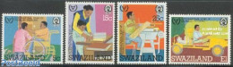 Eswatini/Swaziland 1981 International Year Of Disabled Persons 4v, Mint NH, Health - Transport - Disabled Persons - In.. - Handicaps