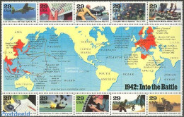 United States Of America 1992 World War II (1942) S/s, Mint NH, History - Transport - Militarism - World War II - Airc.. - Nuovi