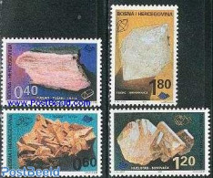 Bosnia Herzegovina 1999 Minerals 4v, Mint NH, History - Geology - Andere & Zonder Classificatie