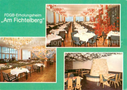 73655669 Oberwiesenthal Erzgebirge FDGB Erholungsheim Am Fichtelberg Gastraeume  - Oberwiesenthal