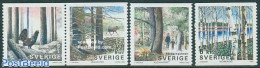 Sweden 2000 Forests 4v (2v+pair), Mint NH, Nature - Animals (others & Mixed) - Trees & Forests - Ungebraucht