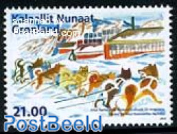 Greenland 2012 Knut Rasmussen Highschool 50th Anniv. 1v, Mint NH, Nature - Science - Dogs - Education - Unused Stamps