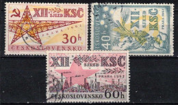Tchécoslovaquie 1962 Mi 1368-70 (Yv 1242-4), Obliteré - Used Stamps