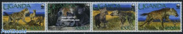 Uganda 2008 WWF, Spotted Hyena 4v [:::], Mint NH, Nature - Animals (others & Mixed) - World Wildlife Fund (WWF) - Other & Unclassified