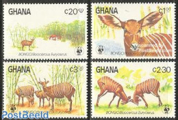Ghana 1984 WWF, Bongo 4v, Mint NH, Nature - Animals (others & Mixed) - World Wildlife Fund (WWF) - Andere & Zonder Classificatie
