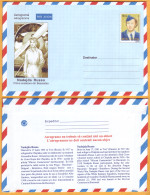 2002 Moldova Moldavie  Nadejda Russo Aerigramme  Aerogram, Aviation, First Woman Pilot, Bessarabia, - Montgolfières