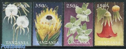 Tanzania 1999 African Flowers 4v, Mint NH, Nature - Flowers & Plants - Tansania (1964-...)