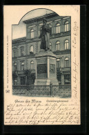 AK Mainz, Gutenbergdenkmal  - Mainz