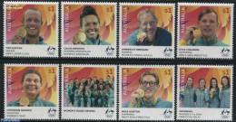 Australia 2016 Olympic Winners 8v, Mint NH, Sport - Athletics - Kayaks & Rowing - Olympic Games - Rugby - Shooting Spo.. - Ungebraucht