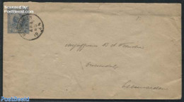 Netherlands, Kleinrond Cancellations 1895 Kleinrond METSLAWIER On Envelope, Postal History - Andere & Zonder Classificatie