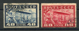 Sowjetunion, 1930, 390 B- 391 B, Gef.gestempelt - Sonstige & Ohne Zuordnung