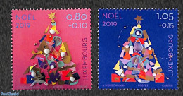 Luxemburg 2019 Christmas 2v, Mint NH, Religion - Christmas - Ungebraucht