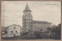 CPA 64 - AINHOA - AÏNHOA - Eglise - TB PLAN EDIFICE RELIGIEUX CENTRE VILLAGE + Maisons - Ainhoa