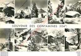 74. SOUVENIR DES CONTAMINES .  LES CONTAMINES MONTJOIE . - Les Contamines-Montjoie