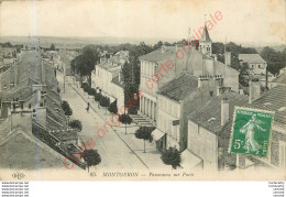 91.  MONTGERON .  Panorama Sur Paris . - Montgeron