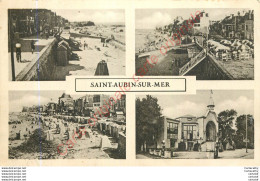 14.  SAINT AUBIN SUR MER .  CPA Multivues . - Saint Aubin