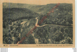 19.  EGLETONS .   Le Rocher De Servières Vu Des Ruines De Ventadour . - Egletons