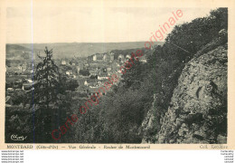 21.  MONTBARD .  Vue Générale . Rocher De Montmuzard . - Montbard