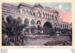 06.  MENTON .  Les Jardins Et Le Casino . - Menton