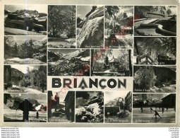 05.  BRIANCON SOUS LES NEIGES .  CP Multivues . - Briancon