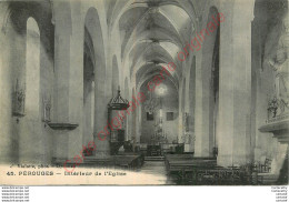 01.  PEROUGES .  Intérieur De L'Eglise . - Pérouges