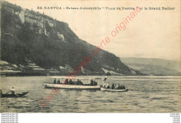 01.  NANTUA . Bateau Automobile VILLE DE NANTUA Et Le Grand Rocher . - Nantua