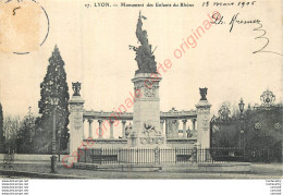 69.  LYON .  Monument Des Enfants Du Rhône . - Lyon 1