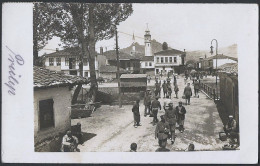 North Macedonia: Prilep, Clock Tower And Carshi Mosque And Soldiers 1920 - Macédoine Du Nord