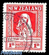 New Zealand 1929 Help Stamp Out Tuberculosis 1v, Used, Used Or CTO - Gebraucht