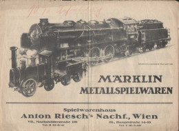 Catalogue MÄRKLIN 1931 Spur 0 Und 1 - Metalspielwaren Spielwarenhaus Wien - Tedesco