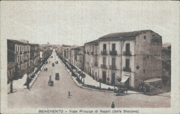 V786 Cartolina Benevento Citta' Viale Principe Di Napoli Dalla Stazione - Benevento