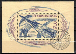 Tchécoslovaquie 1964 Mi 1494 - Bl.21 (Yv BF 25), Obliteré - Gebraucht